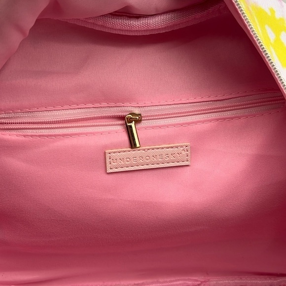 Under‎ One Sky Pastel Tie Dye Princess Unicorn with Poms Pointed Ears Purse Bag - Picture 9 of 10